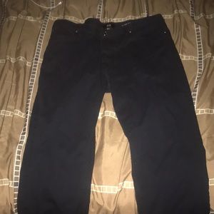 Slim Fit All Blue Pants